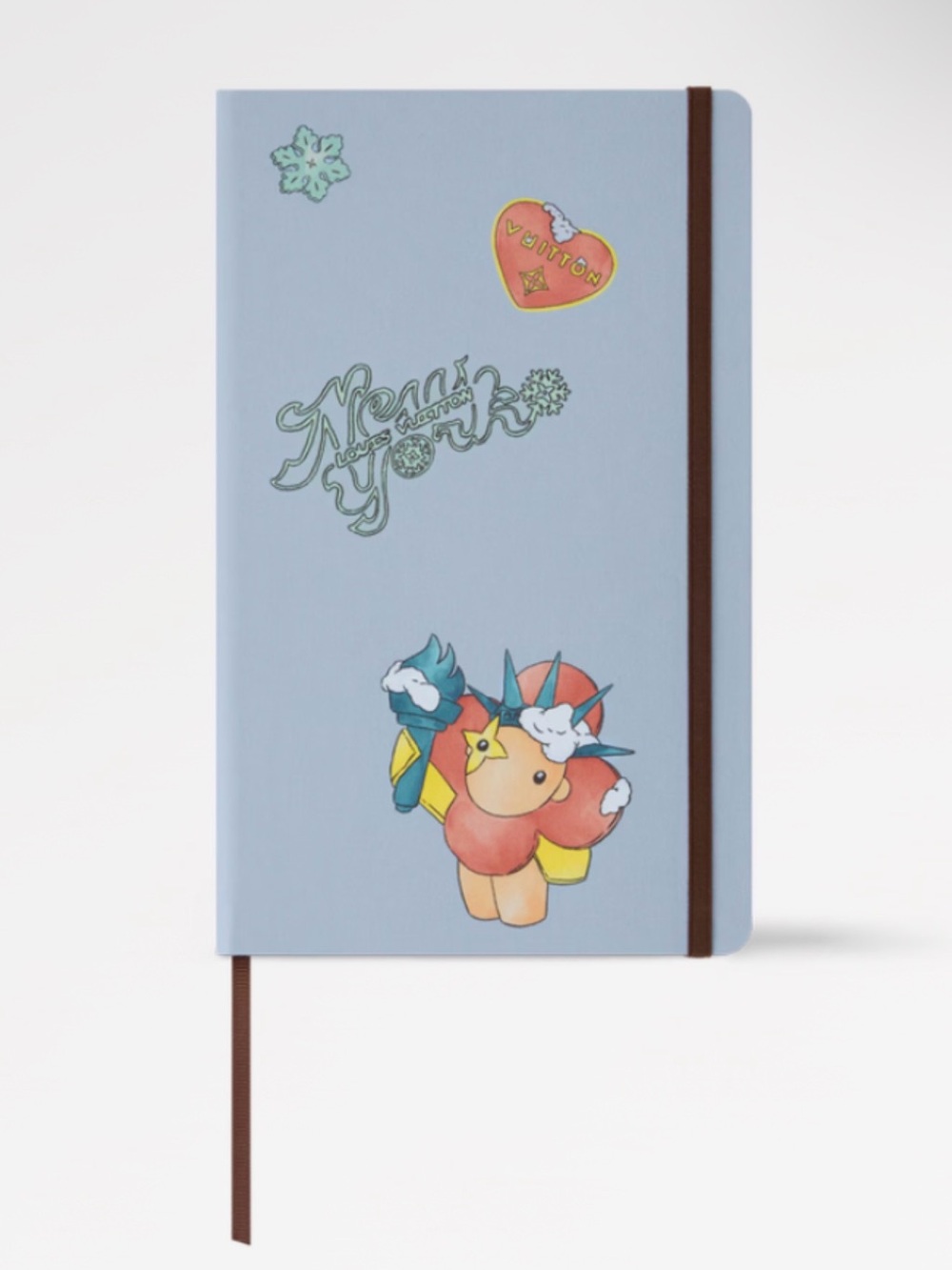 Louis Vuitton Jane Notebook with stickers